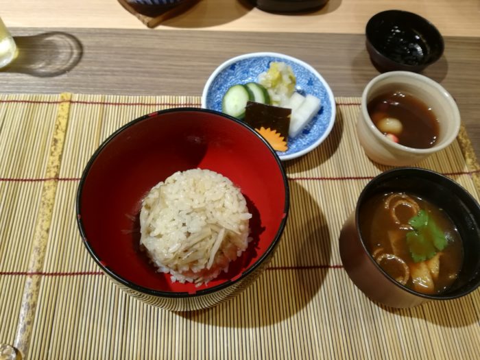 夕食は 美食爛漫 美食一つ星 基本会席コース