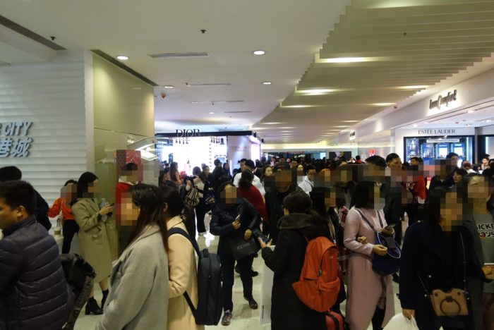 大晦日の香港の街中の現実