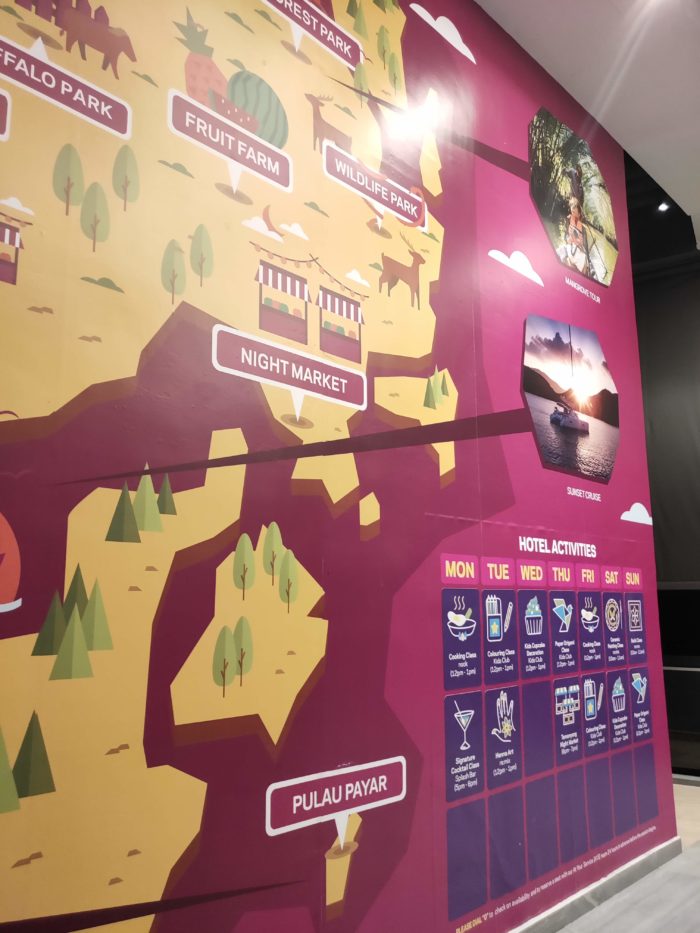 アロフトのエレベーターホールまでのアレコレ