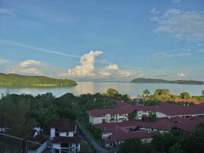 ベランダからの景色