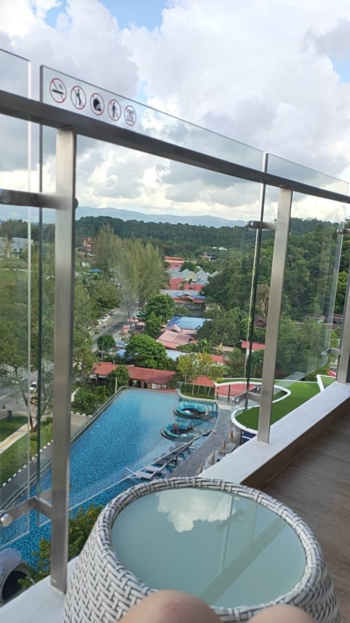 ベランダからの景色