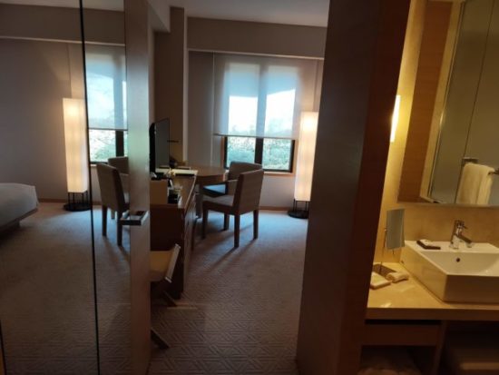 部屋に入った時の眺め