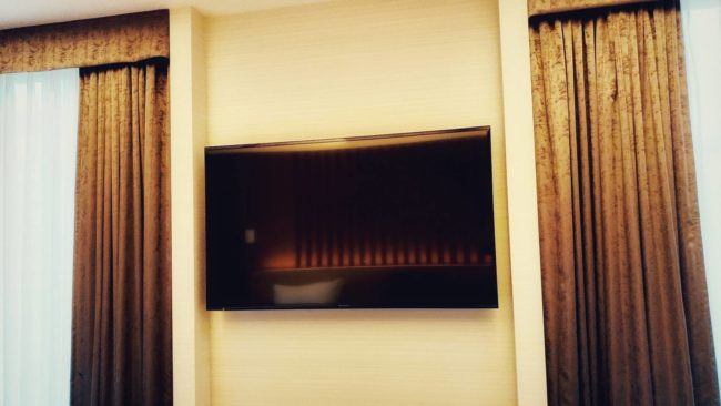 ベッドからみる景色