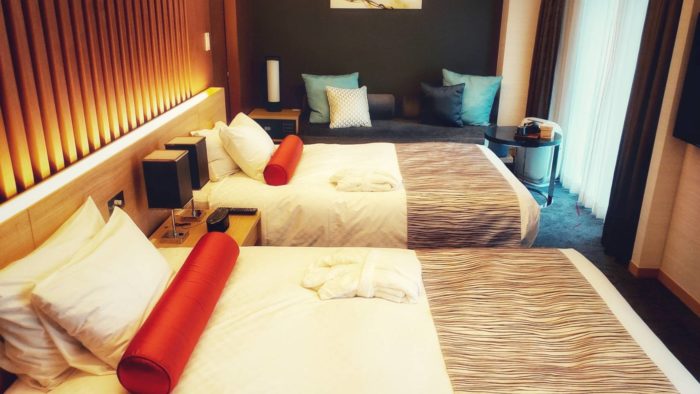 入ってきたベッド