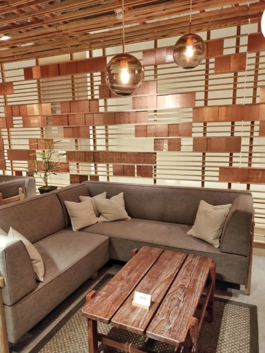 ラウンジのインテリア