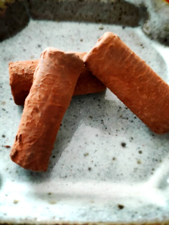 トリュフ・オ・ショコラの食感はムース