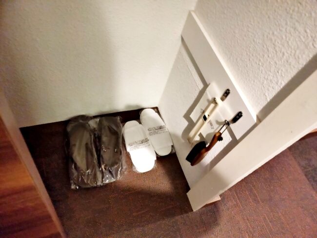 玄関入って左は大きめのクローゼット