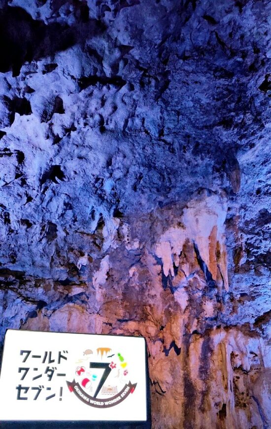 雨のおきなわワールドの様子